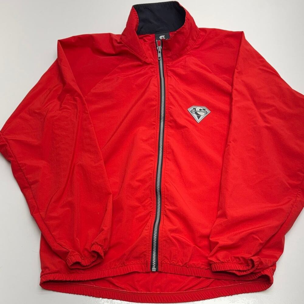 CANNONDALE Men’s Red Large Full Zip Windbreaker Jacket